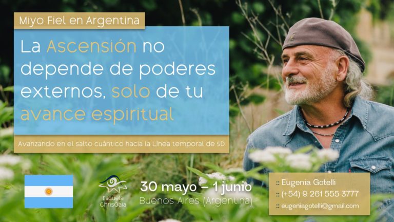 Lee más sobre el artículo Miyo en Argentina :: La Ascensión no depende de poderes externos, solo de tu avance espiritual